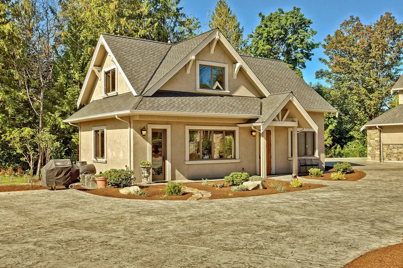 Bear Creek: Adjacent building with a covered porch