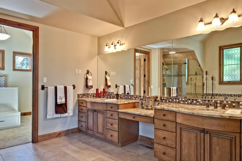 Bear Creek: Bathroom vanity and mirrors