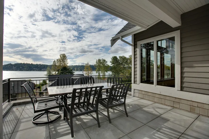 Eagle Shores, Lot 3: Alternate deck view toward the lake