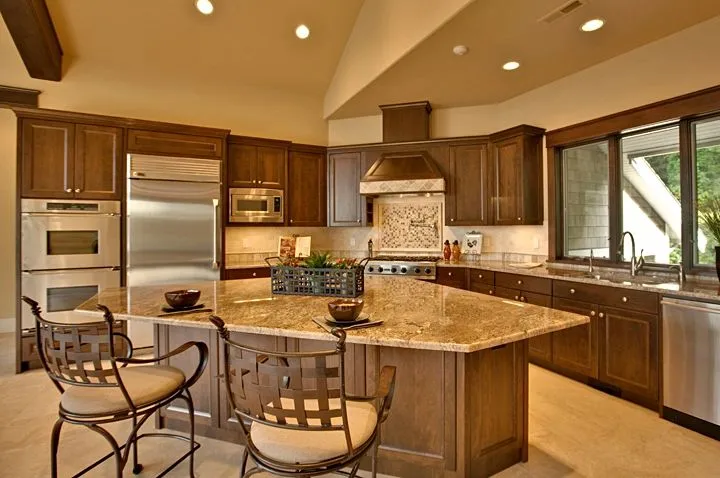 Eagle Shores, Lot 3: Alternate kitchen view across the island