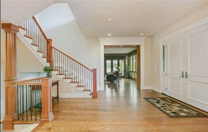 Eagle Shores, Lot 4: Entry hall with an open staircase